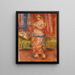Odalisque avec service à thé - Pierre - Auguste Renoir — kehystetty taideteos seinällä