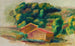 Maisemamaalaus Talot - Pierre-Auguste Renoir — näkymä teoksesta