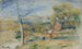 Maisemamaalaus Cagnesin lähellä - Pierre-Auguste Renoir — näkymä teoksesta