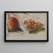 Kalastus ja viinirypäleet - Pierre-Auguste Renoir — kehystetty taideteos seinällä
