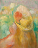 Pieni tyttö keltaisessa hatussa - Pierre-Auguste Renoir — näkymä teoksesta