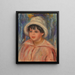Portrait de Claude Renoir fils de Pierre Renoir - Pierre-Auguste Renoir — kehystetty taideteos seinällä