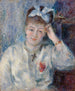 Portrait of Mademoiselle Marie Murer Portrait de Mademoiselle Marie Murer - Pierre-Auguste Renoir — näkymä teoksesta