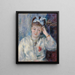 Portrait of Mademoiselle Marie Murer Portrait de Mademoiselle Marie Murer - Pierre-Auguste Renoir — kehystetty taideteos seinällä