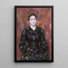 Portrait de Mme Paulin - Pierre-Auguste Renoir — kehystetty taideteos seinällä