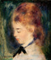 Portrait d'une femme - Pierre-Auguste Renoir — näkymä teoksesta