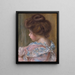 Profil de jeune fille - Pierre-Auguste Renoir — kehystetty taideteos seinällä
