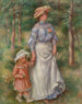 Promenade La Promenade - Pierre-Auguste Renoir — näkymä teoksesta