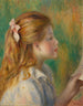 Lecture La Lecture - Pierre-Auguste Renoir — näkymä teoksesta