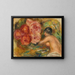 Ruusut ja Gabriellen tutkimus - Pierre-Auguste Renoir — kehystetty taideteos seinällä