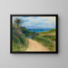 Route de Berneval - Pierre-Auguste Renoir — kehystetty taideteos seinällä