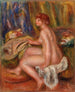 Seated Female Nude Profile View Femme nue assise vue de profil - Pierre-Auguste Renoir — näkymä teoksesta