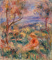Seated Woman with Sea in the Distance Femme assise au bord de la mer - Pierre-Auguste Renoir — näkymä teoksesta