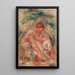 Naisen hahmotelma - Pierre-Auguste Renoir — kehystetty taideteos seinällä