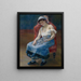 Fille endormie - Pierre-Auguste Renoir — kehystetty taideteos seinällä