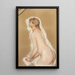 Figure éclaboussante Étude pour Les Grandes Baigneuses - Pierre-Auguste Renoir — kehystetty taideteos seinällä