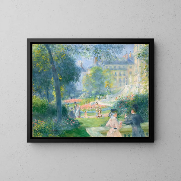 Square de la Trinité - Pierre-Auguste Renoir — kehystetty taideteos seinällä