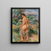 Standing Bather Baigneuse debout - Pierre-Auguste Renoir — kehystetty taideteos seinällä