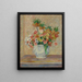Nature morte aux fleurs - Pierre-Auguste Renoir — kehystetty taideteos seinällä