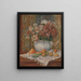 Nature morte aux fleurs et aux figues de Barbarie - Pierre-Auguste Renoir — kehystetty taideteos seinällä