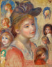 Study of Girls Heads Étude de têtes de jeunes filles - Pierre-Auguste Renoir — näkymä teoksesta