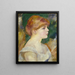 Suzanne Valadon - Pierre-Auguste Renoir — kehystetty taideteos seinällä