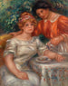 L'heure du thé - Pierre-Auguste Renoir — näkymä teoksesta