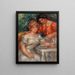 L'heure du thé - Pierre-Auguste Renoir — kehystetty taideteos seinällä