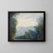La vallée d'Auvers sur l'Oise - Pierre-Auguste Renoir — kehystetty taideteos seinällä