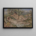Les baigneuses - Pierre-Auguste Renoir — kehystetty taideteos seinällä