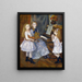 Les Filles de Catulle se réparent - Pierre-Auguste Renoir — kehystetty taideteos seinällä