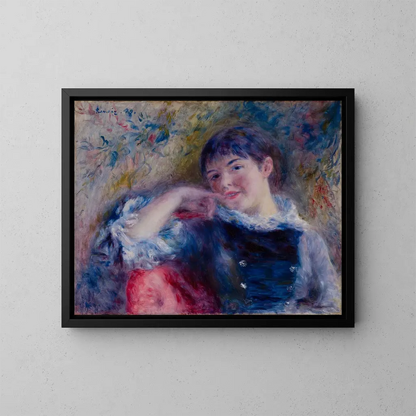 Le Rêveur - Pierre-Auguste Renoir — kehystetty taideteos seinällä