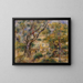La Ferme aux Collettes à Cagnes - Pierre-Auguste Renoir — kehystetty taideteos seinällä