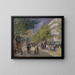 Les Grands Boulevards - Pierre-Auguste Renoir — kehystetty taideteos seinällä