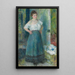 Pyykkäri - Pierre-Auguste Renoir — kehystetty taideteos seinällä