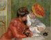 La Lettre - Pierre-Auguste Renoir — näkymä teoksesta