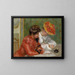La Lettre - Pierre-Auguste Renoir — kehystetty taideteos seinällä