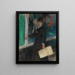 La Modiste - Pierre-Auguste Renoir — kehystetty taideteos seinällä