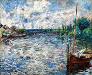 La Seine à Chatou - Pierre-Auguste Renoir — näkymä teoksesta