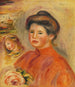 Têtes de femme Gabrielle - Pierre-Auguste Renoir — näkymä teoksesta