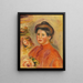 Têtes de femme Gabrielle - Pierre-Auguste Renoir — kehystetty taideteos seinällä