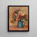 Vase of Flowers Vase de fleurs - Pierre-Auguste Renoir — kehystetty taideteos seinällä