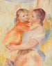 Washerwoman and Child La Blanchisseuse et son enfant - Pierre-Auguste Renoir — näkymä teoksesta