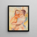 Washerwoman and Child La Blanchisseuse et son enfant - Pierre-Auguste Renoir — kehystetty taideteos seinällä
