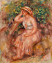 Nainen uneksimassa - Pierre-Auguste Renoir — näkymä teoksesta