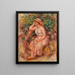 Nainen uneksimassa - Pierre-Auguste Renoir — kehystetty taideteos seinällä