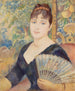 Femme à l’éventail - Pierre - Auguste Renoir — näkymä teoksesta