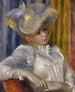 Femme au chapeau - Pierre-Auguste Renoir — näkymä teoksesta