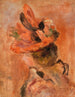 Tête de femme avec chapeau rouge - Pierre-Auguste Renoir — näkymä teoksesta