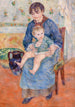 nuori äiti - Pierre-Auguste Renoir — näkymä teoksesta